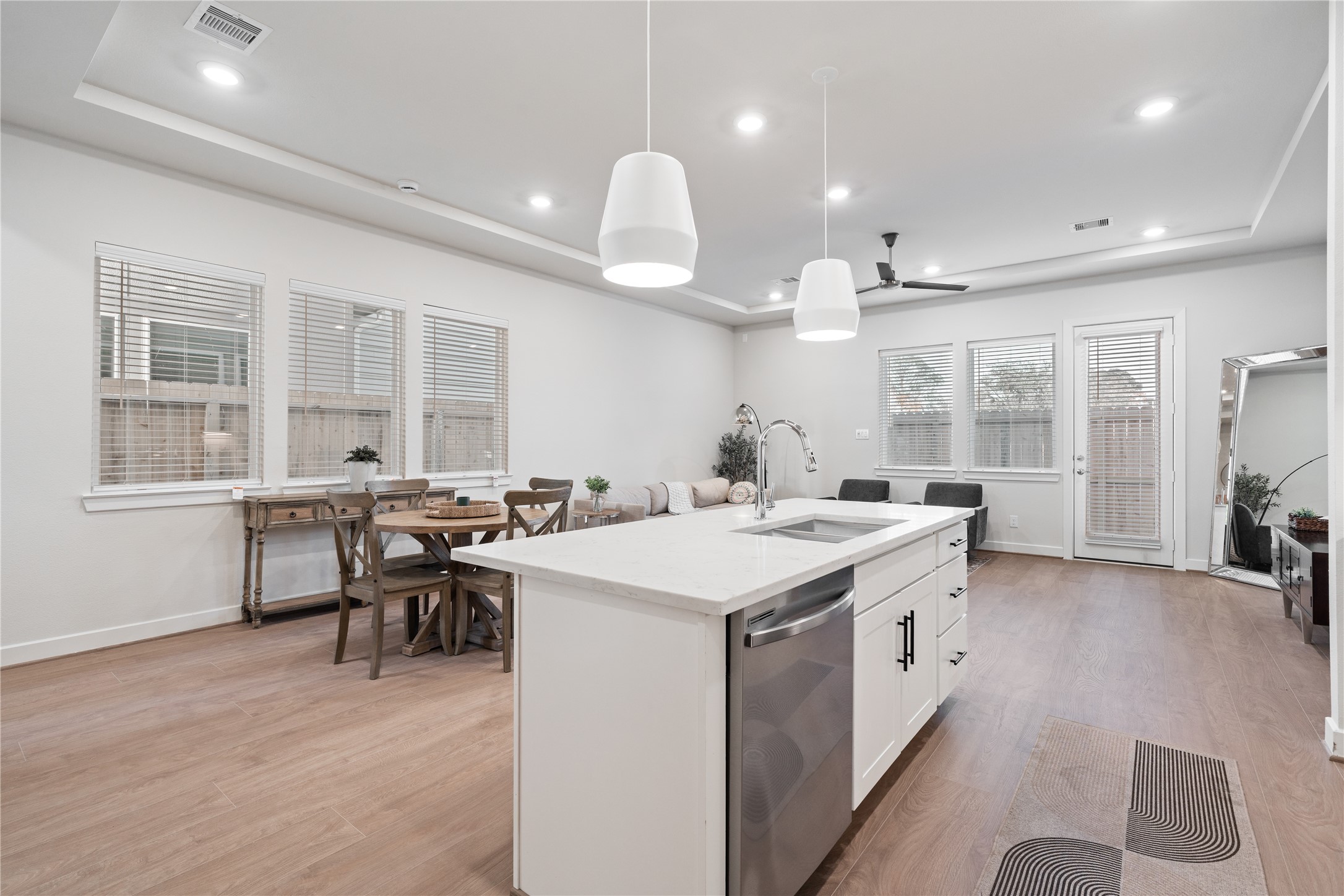 6451 Rena Street Houston, TX 77092 - Photo 10 of 33 Open concept layout with defined zones that make the space feel organized rather than oversized.
