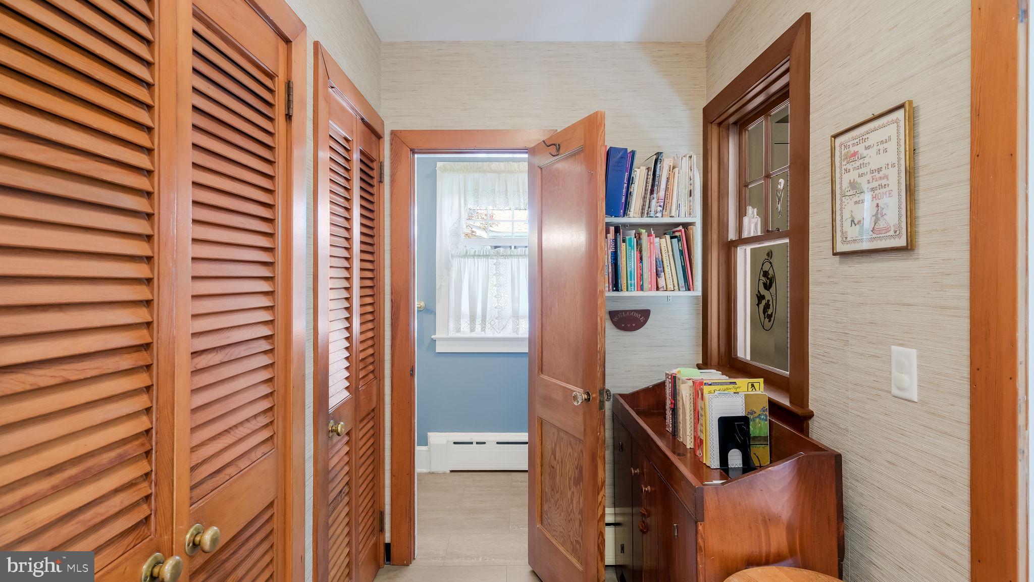 113 Iron Hill Road Doylestown, PA 18901 - Photo 16 of 47 Pantry (on Left) and view into Updated Powder Room