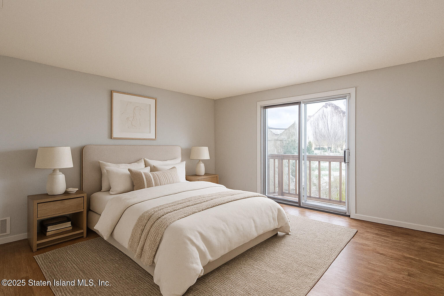 318 Travis Avenue Staten Island, NY 10314 - Photo 11 of 24 a bedroom with a bed and a tv