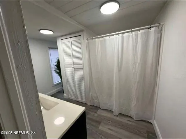 a view of walk in closet