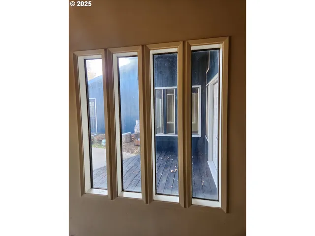 a view of front door