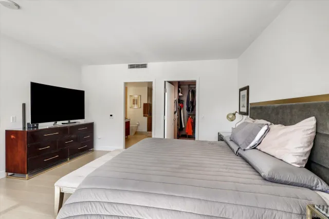 a view of lobby with furniture and a large window
