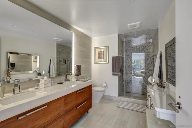 an outdoor view with patio