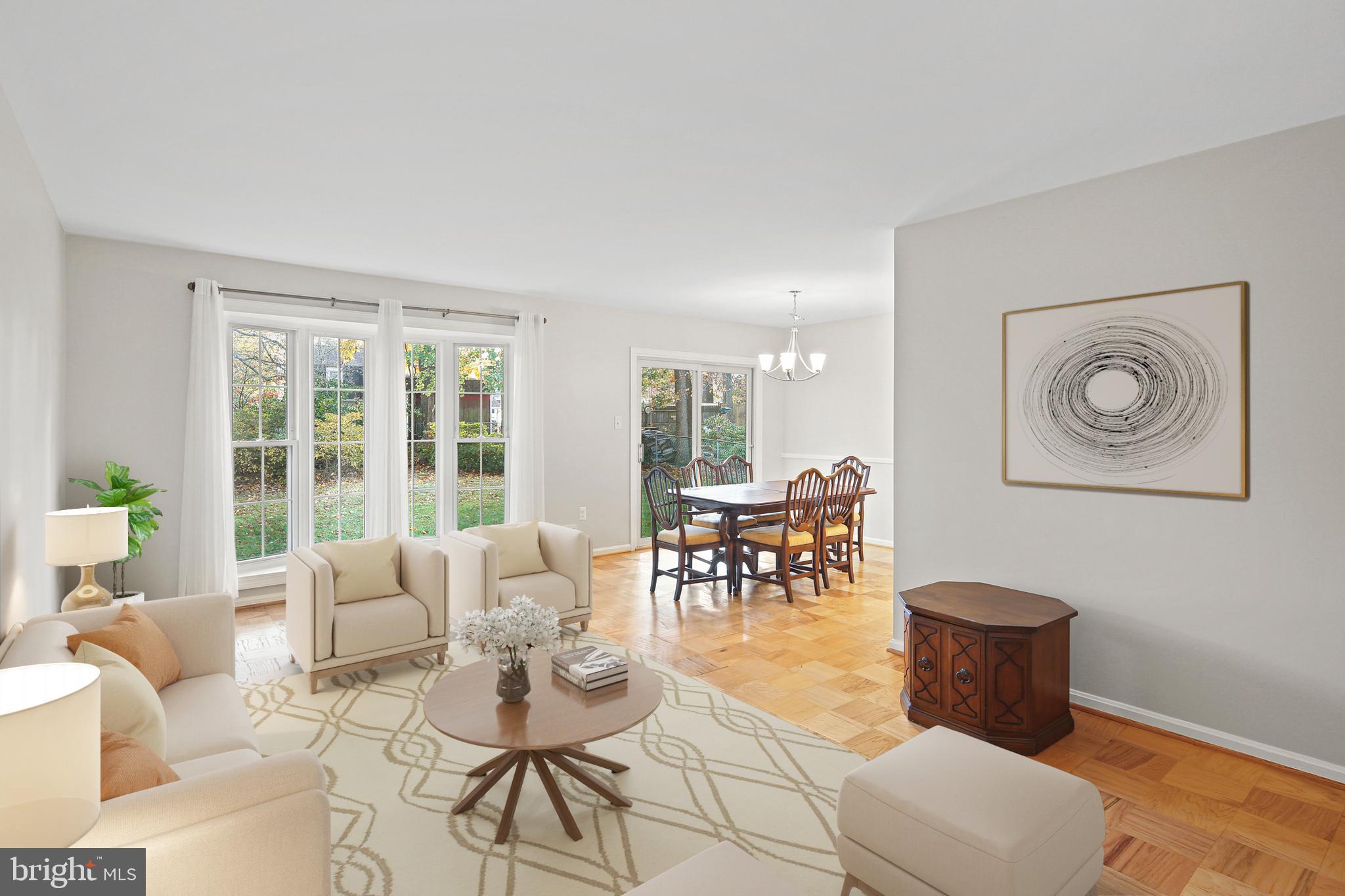 6109 Goodman Road Laurel, MD 20707 - Photo 6 of 36 Living room - virtually staged
