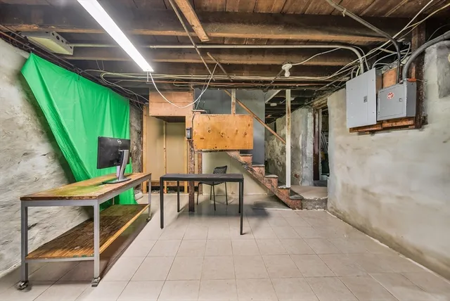 a view of under construction room and staircase