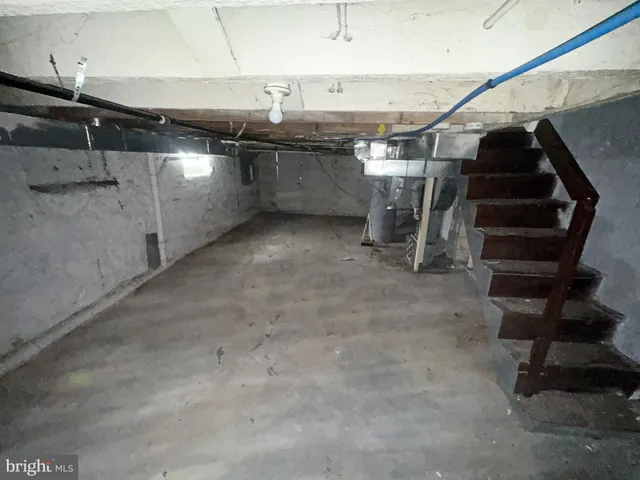 a view of storage and utility room