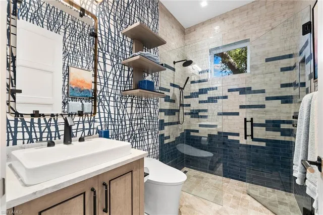 a close view of water heater room