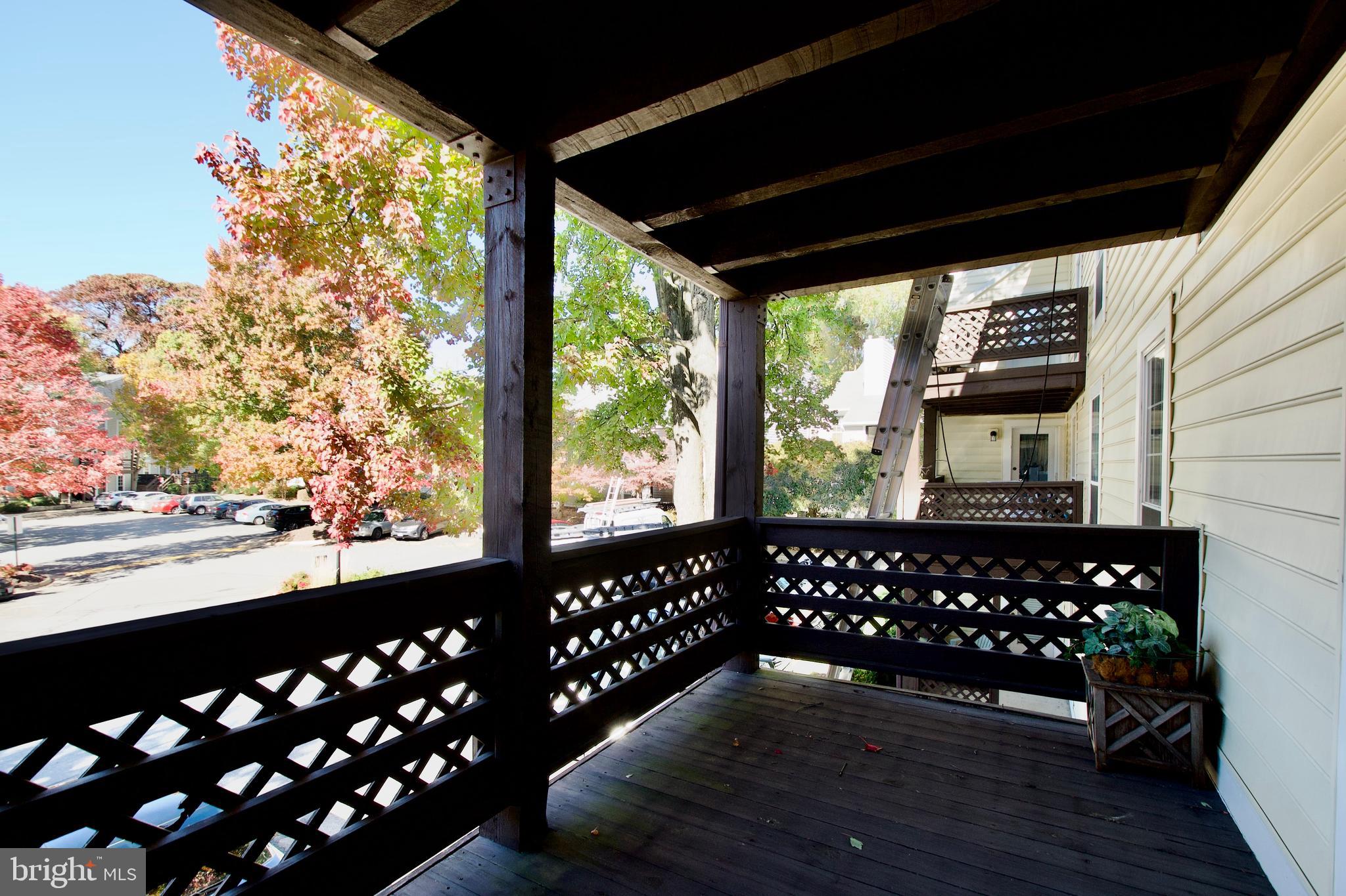 10066 Oakton Terrace Road, Unit 10066 Oakton, VA 22124 - Photo 34 of 35 Large covered Balcony