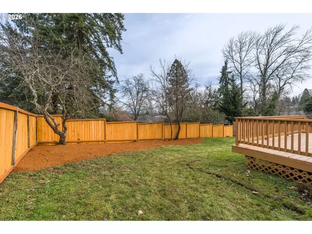 a view of an outdoor space and a yard