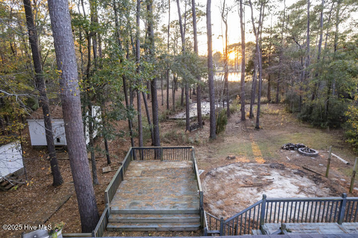139 Sunset Avenue Merritt, NC 28556 - Photo 37 of 60 Large Back Deck overlooking Waterfront