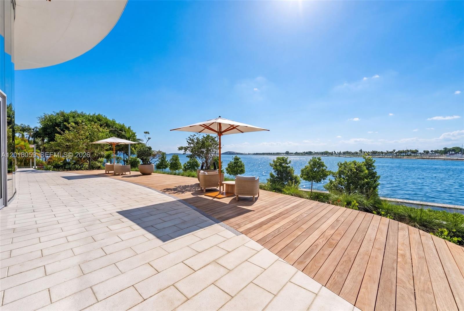 175 Southeast 25th Road, Unit 1004 Miami, FL 33129 - Photo 31 of 40 a view of a terrace with sitting area