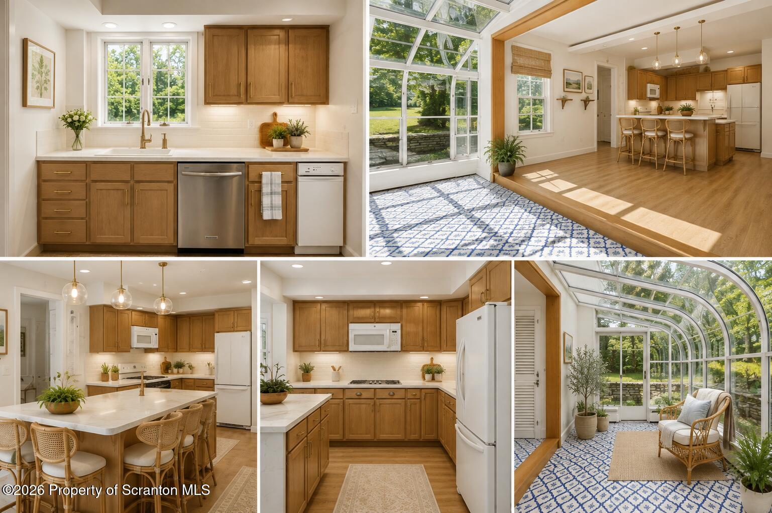 1008 Lily Lake Road Waverly, PA 18471 - Photo 19 of 84 Kitchen rendering collage