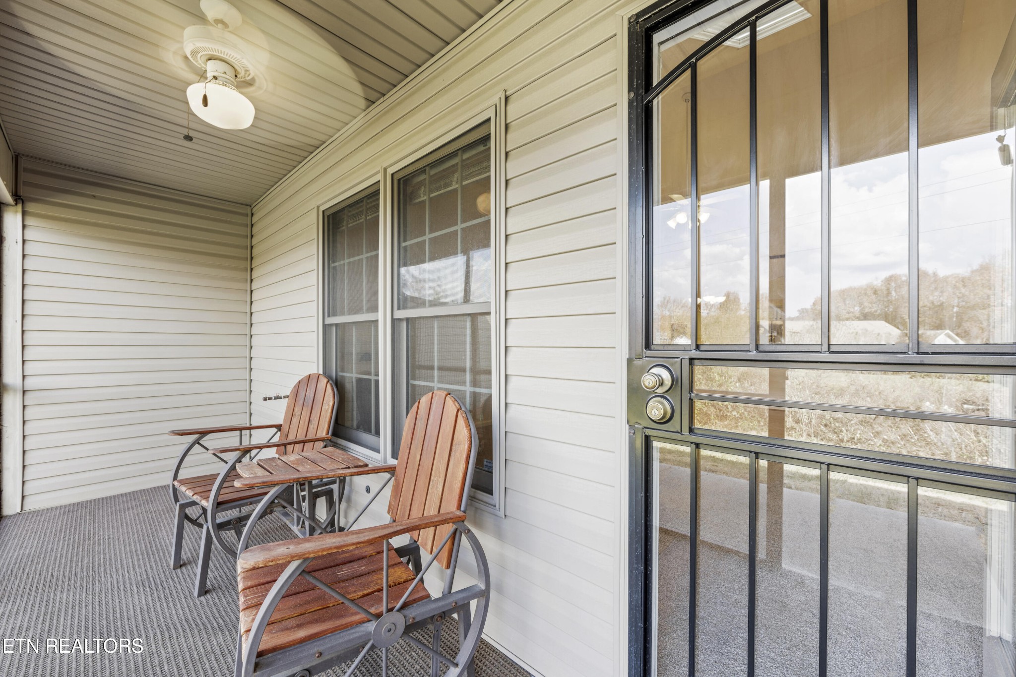 1218 Ernest McMahan Road Sevierville, TN 37862 - Photo 13 of 40 a view of a chairs and table in the balcony