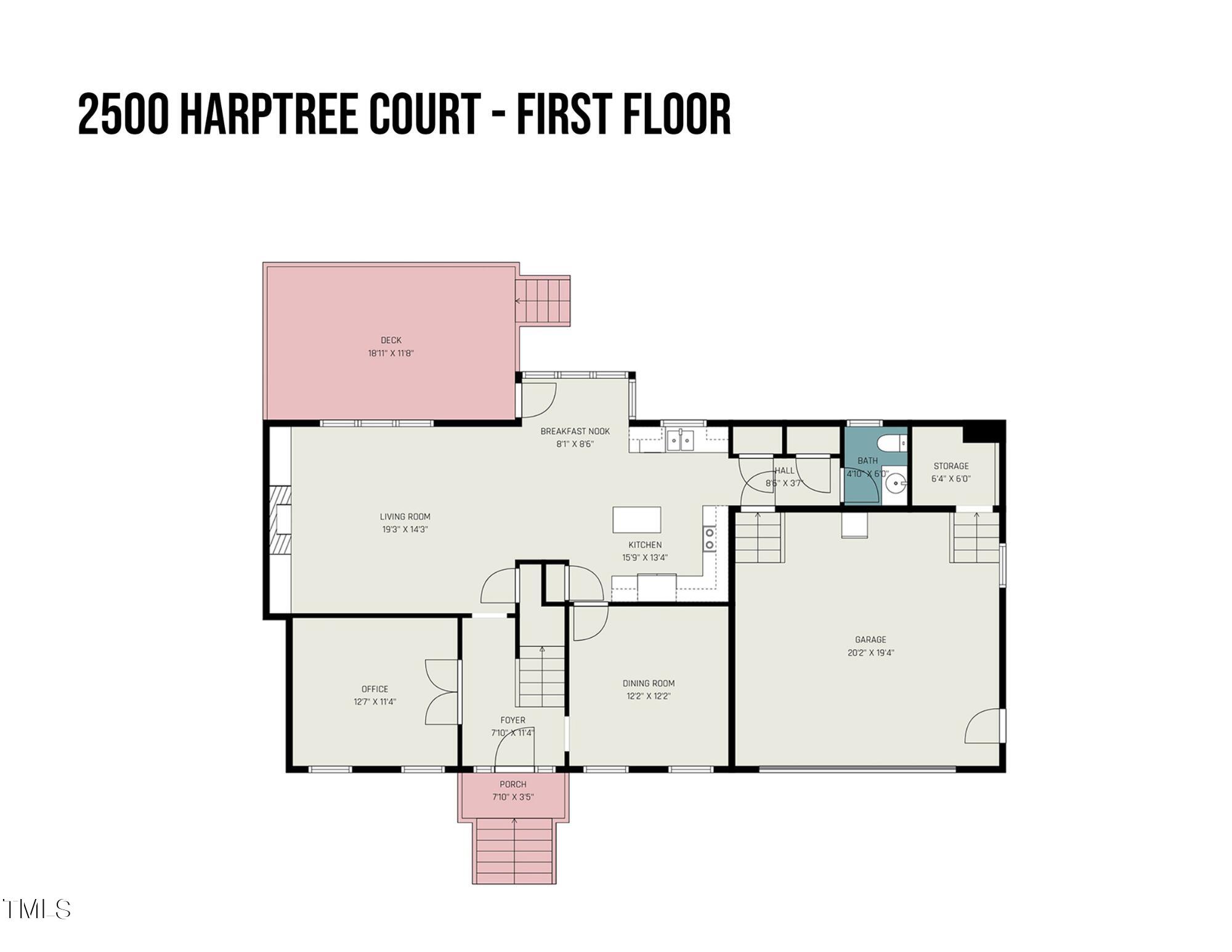 2500 Harptree Court Raleigh, NC 27613 - Photo 42 of 44 first floor