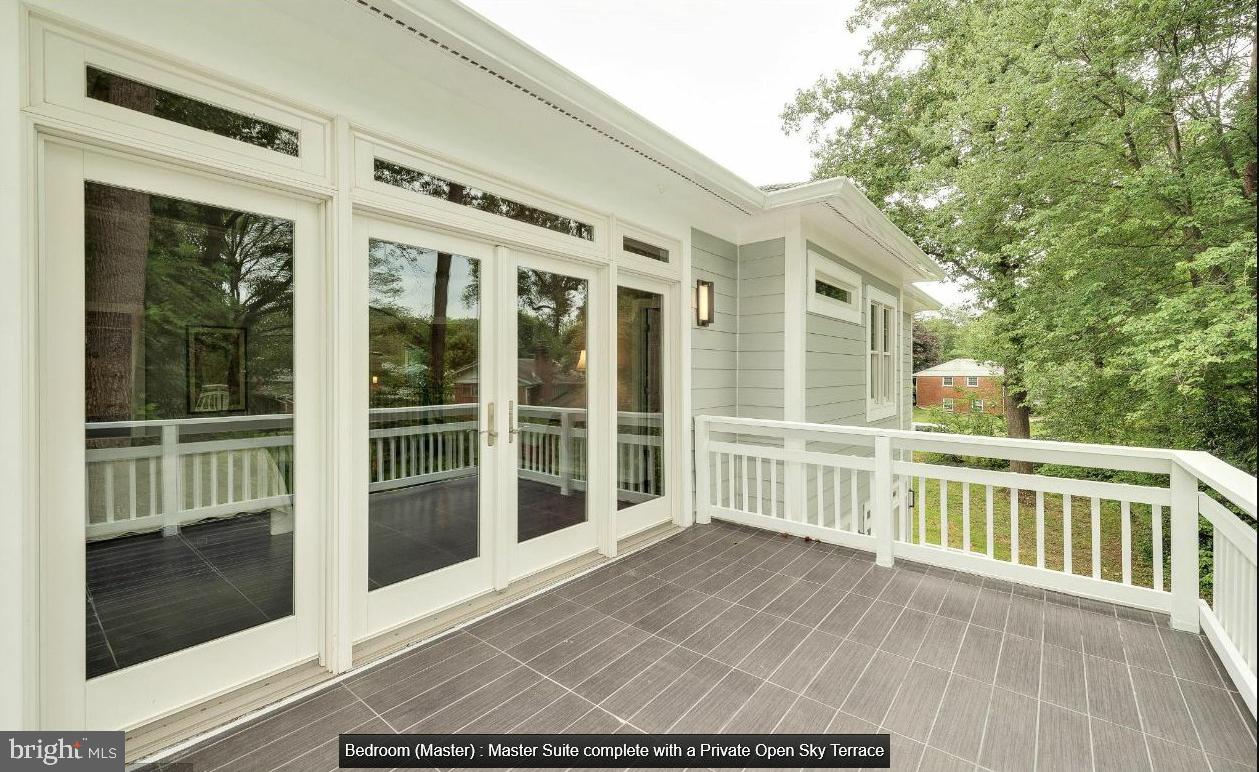 9814 Fernwood Road Bethesda, MD 20817 - Photo 22 of 31 Serene master suite with private terrace.