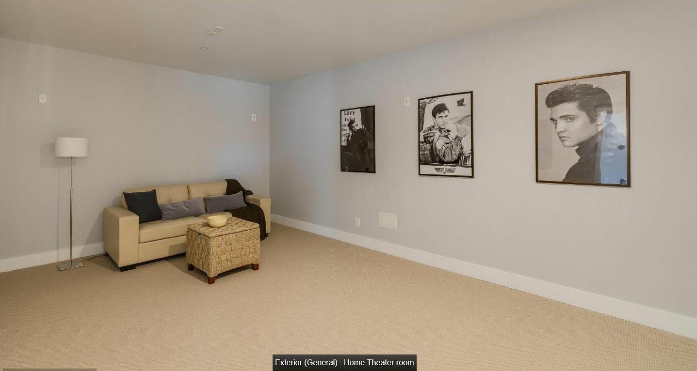 9814 Fernwood Road Bethesda, MD 20817 - Photo 26 of 31 Home theater room with iconic art.