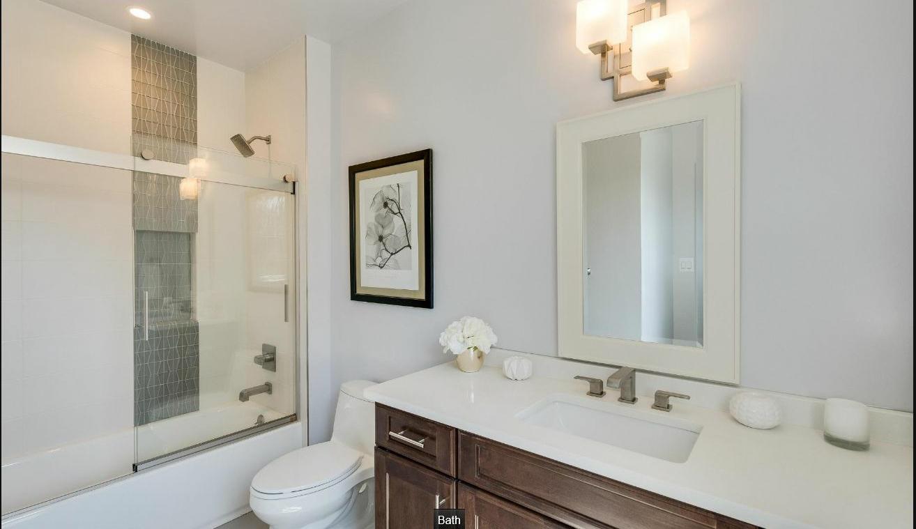 9814 Fernwood Road Bethesda, MD 20817 - Photo 30 of 31 Modern elegance one of five full bathrooms.