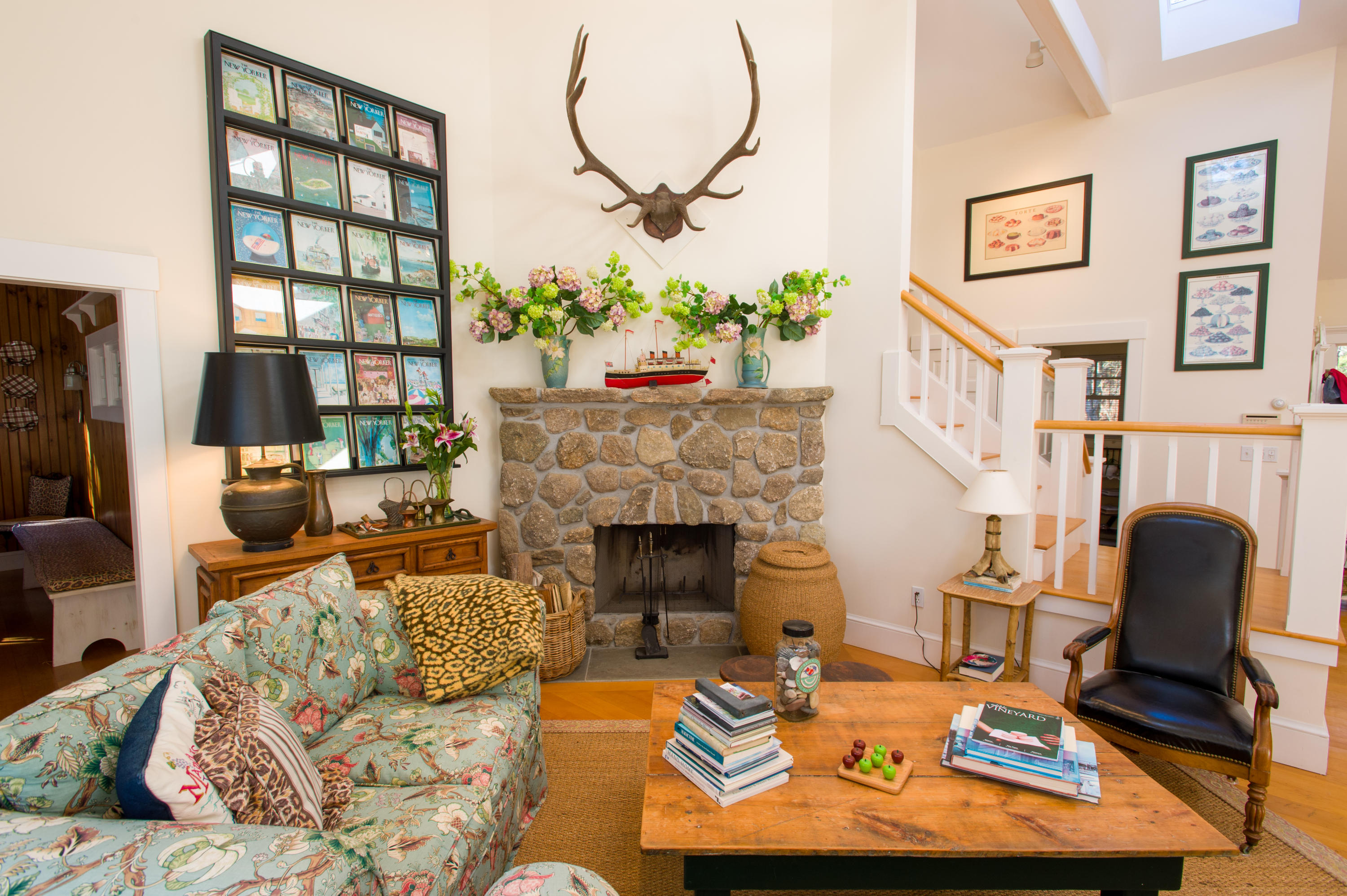 70 Plum Bush Point Road West Tisbury, MA 02568 - Photo 11 of 37 fireplace