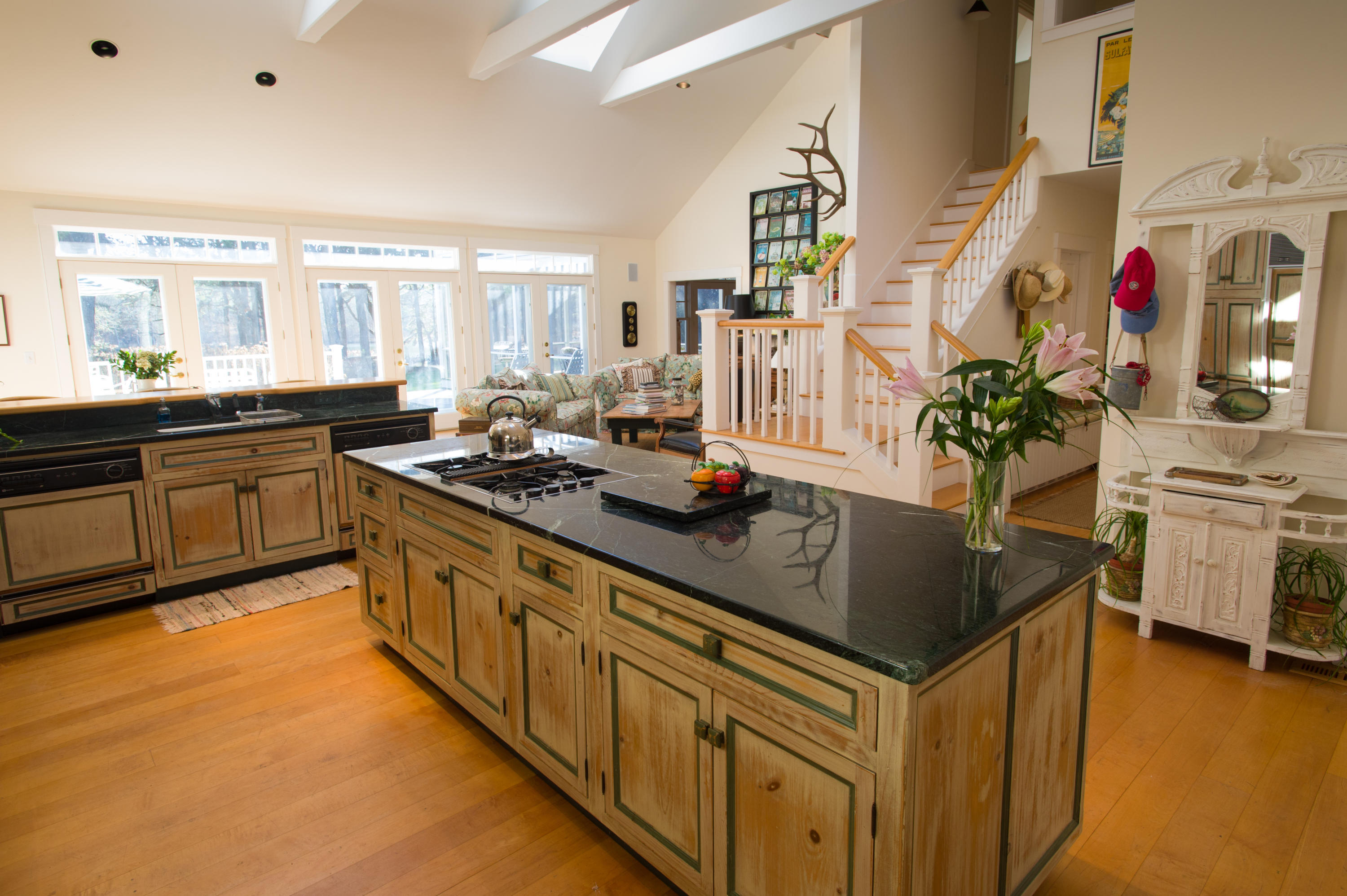 70 Plum Bush Point Road West Tisbury, MA 02568 - Photo 8 of 37 view towards staircase
