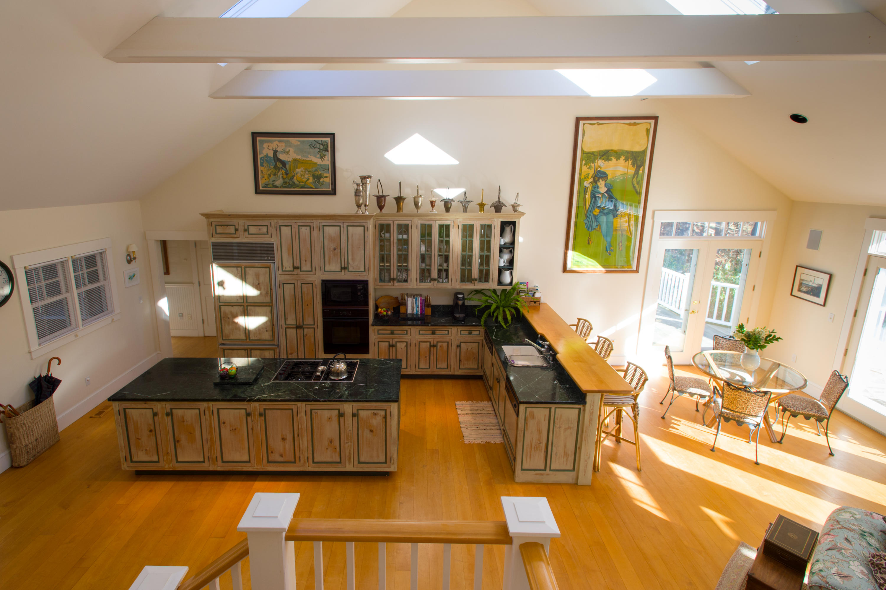 70 Plum Bush Point Road West Tisbury, MA 02568 - Photo 9 of 37 overhead view of kitchen