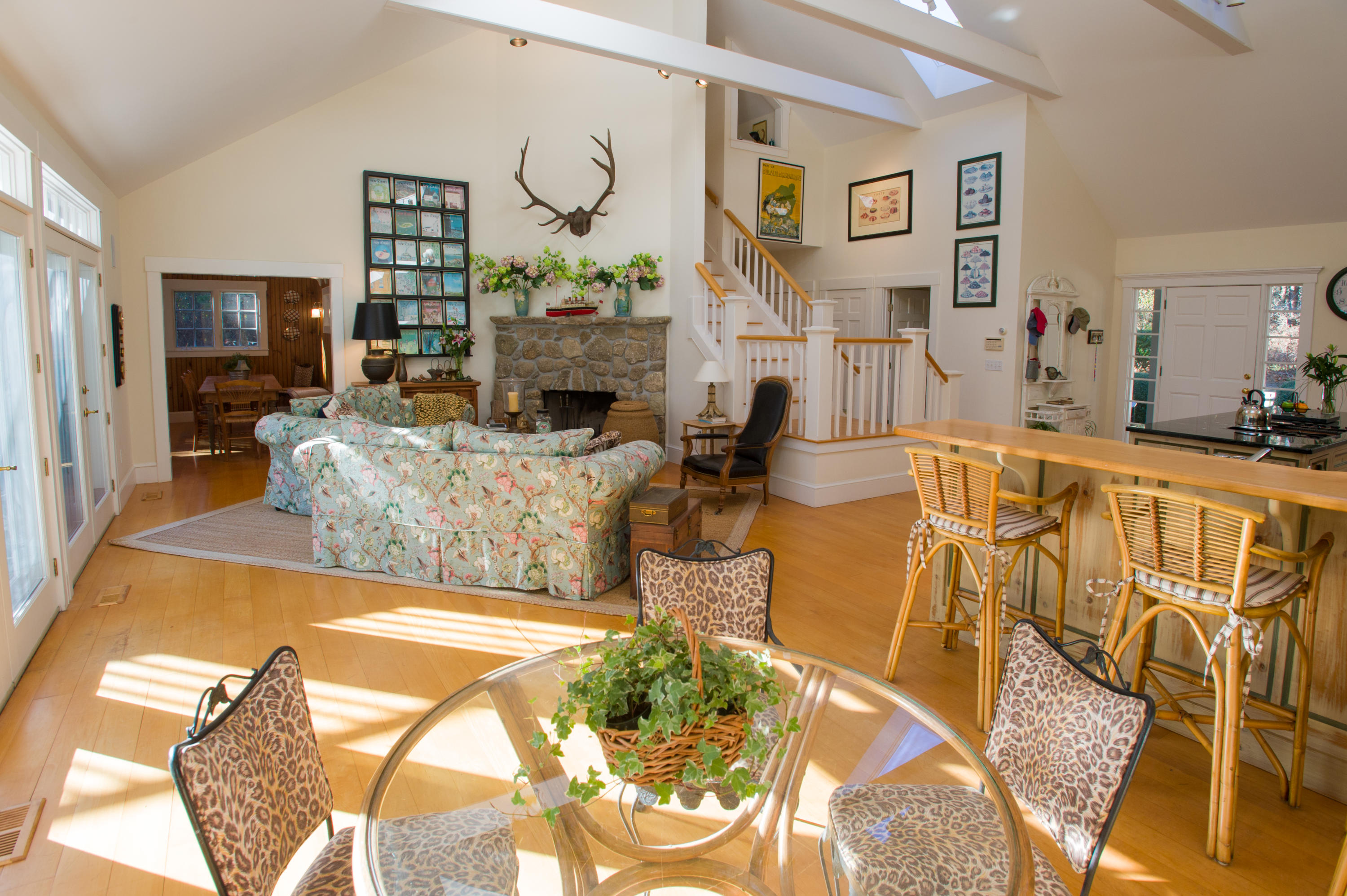 70 Plum Bush Point Road West Tisbury, MA 02568 - Photo 10 of 37 view towards fireplace 3