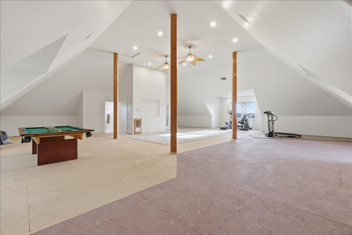 5525 Green Valley Road Placerville, CA 95667 - Photo 27 of 53 Stunning vaulted ceilings, finished drywall, with lights, fans, and heating and air