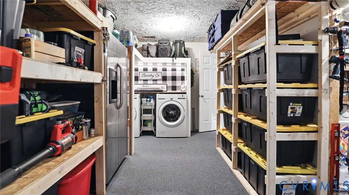 9743 Snowhill Road Richmond, VA 23235 - Photo 30 of 48 Storage area featuring washer / dryer