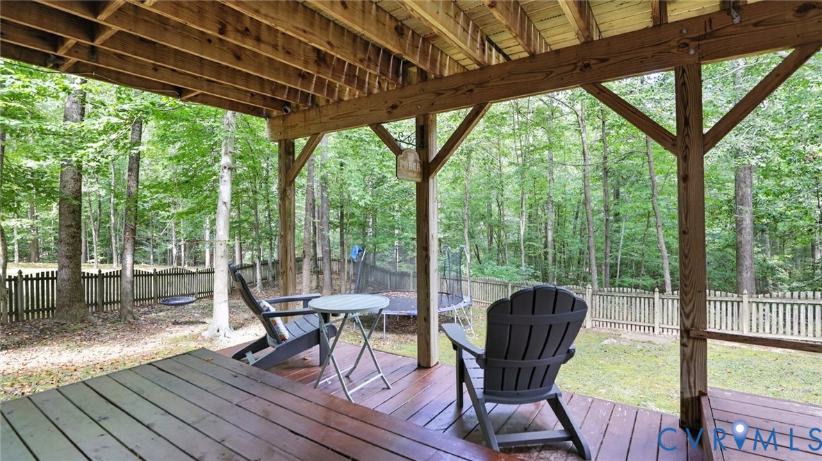 9743 Snowhill Road Richmond, VA 23235 - Photo 43 of 48 Deck with a fenced backyard