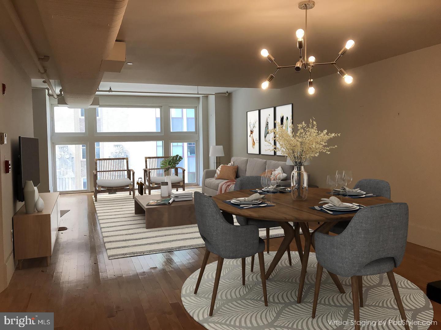 1615 Walnut Street, Unit 2 Philadelphia, PA 19102 - Photo 1 of 18 Large Living Room/ Dining Room
