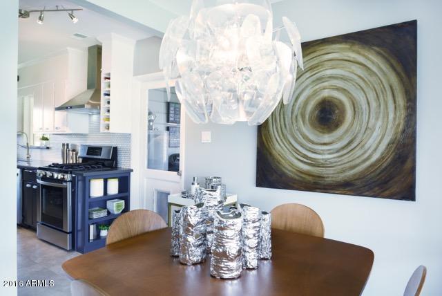 825 West Picadilly Road Phoenix, AZ 85013 - Photo 22 of 36 Angled Dining with Designer Chandelier