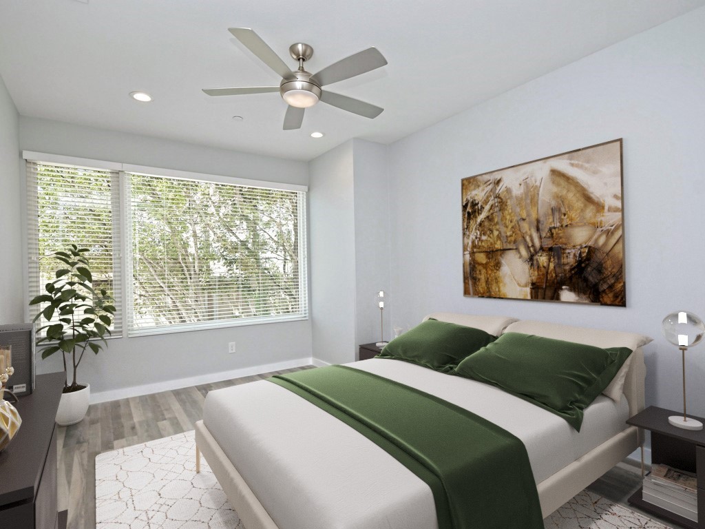 2108 Tillery Street, Unit 2102 Austin, TX 78723 - Photo 11 of 26 Primary Bedroom Staged