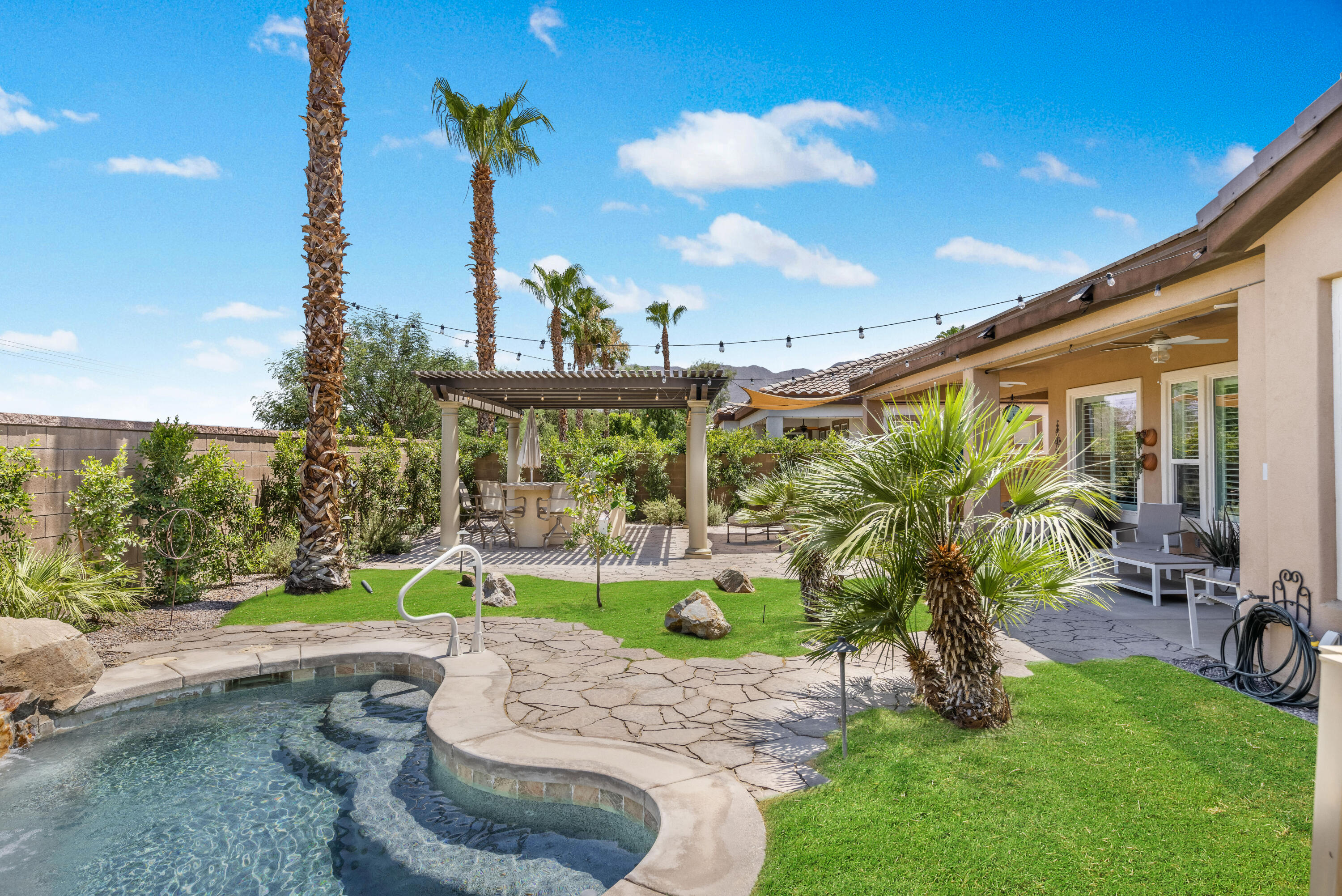 61232 Cactus Spring Drive La Quinta, CA 92253 - Photo 35 of 43 a view of yard with patio
