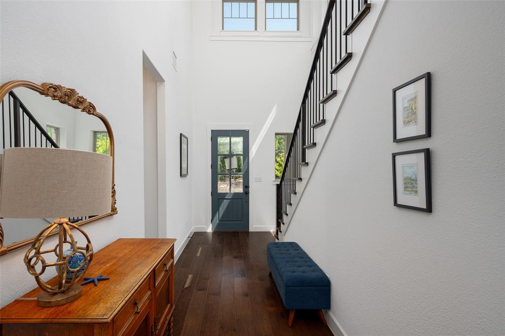 4881 Miles Way Fairview, TX 75069 - Photo 33 of 39 a view of a livingroom with furniture and hardwood floor