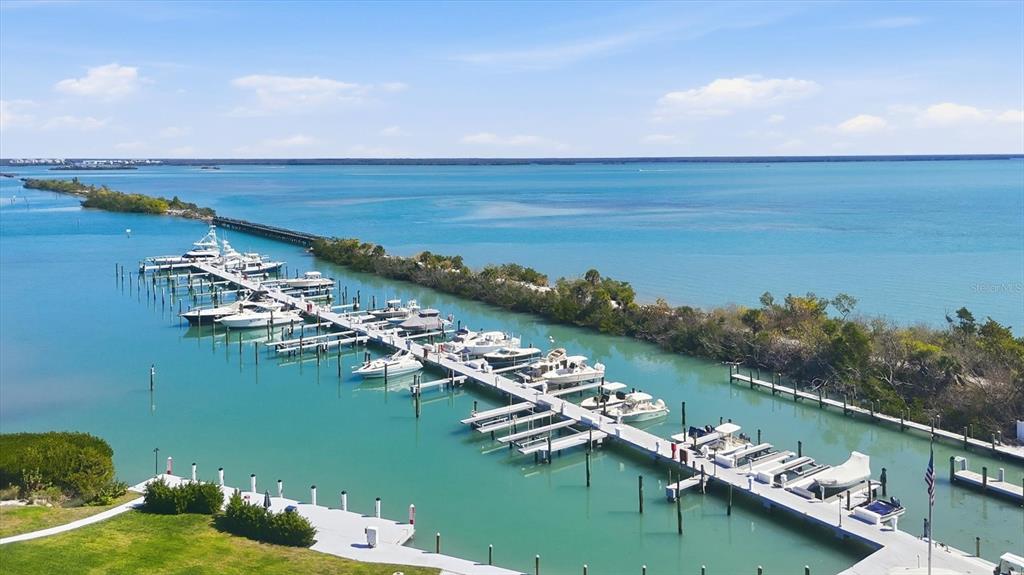 5820 Gasparilla Road, Unit SLIP 25 Boca Grande, FL 33921 - Photo 16 of 24 an aerial view of a city