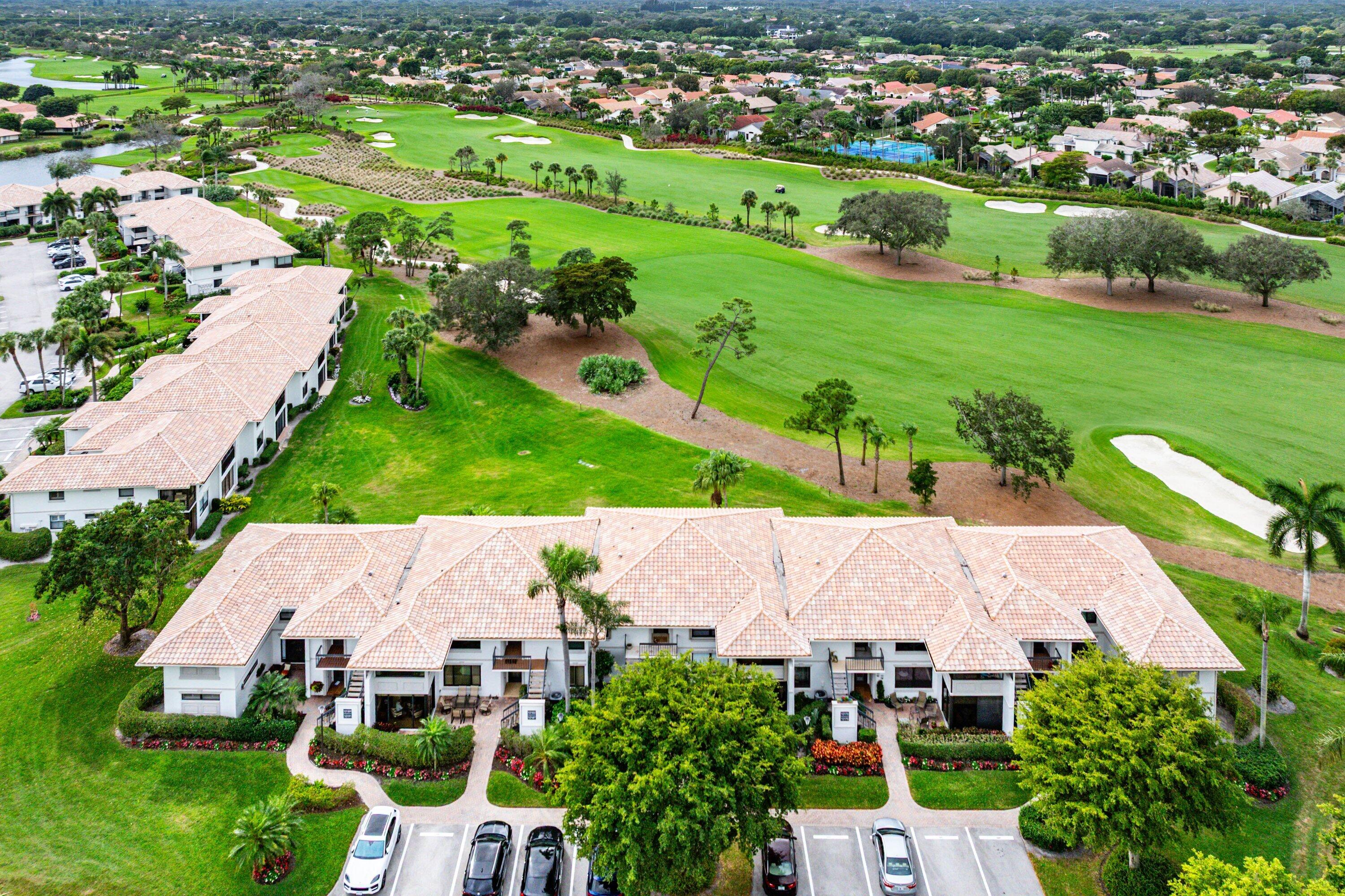 10171 Quail Covey Road, Unit HIBISCUS N Boynton Beach, FL 33436 - Photo 30 of 50 an aerial view of a house