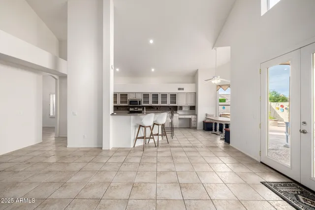 a view of a storage and utility room with closet