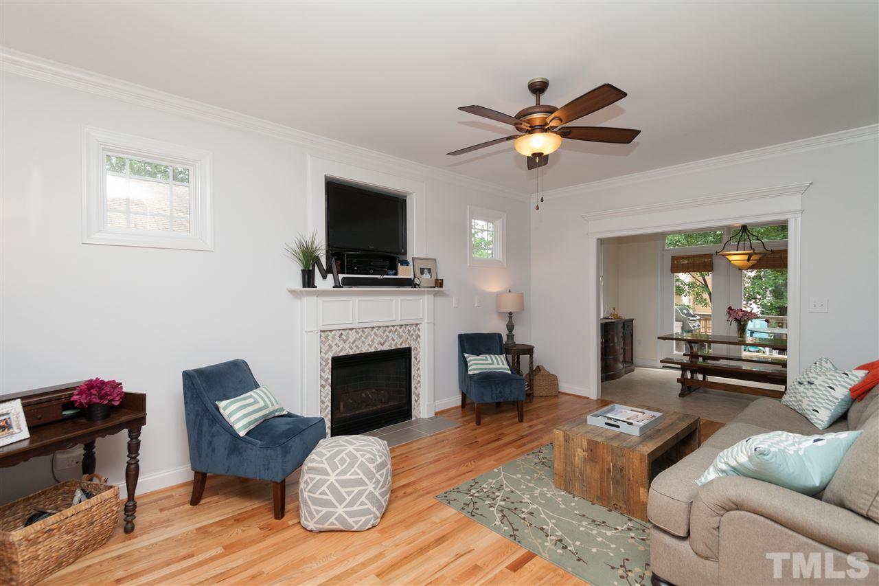 1005 Scotts Ridge Trail Apex, NC 27502 - Photo 4 of 25 New hardwood floors, Gas fireplace