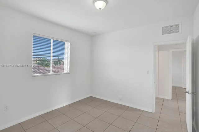 a view of small space with racks on the wall