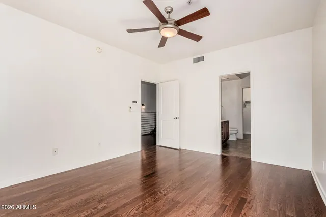 wooden floor in an empty room
