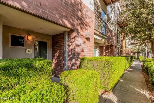 a building with trees in front of it