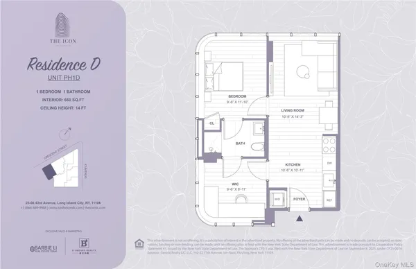 $1,278,000 | 25-08 43rd Street, Unit PH1D | Astoria