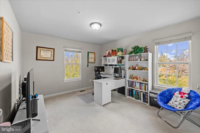 a room with furniture and window