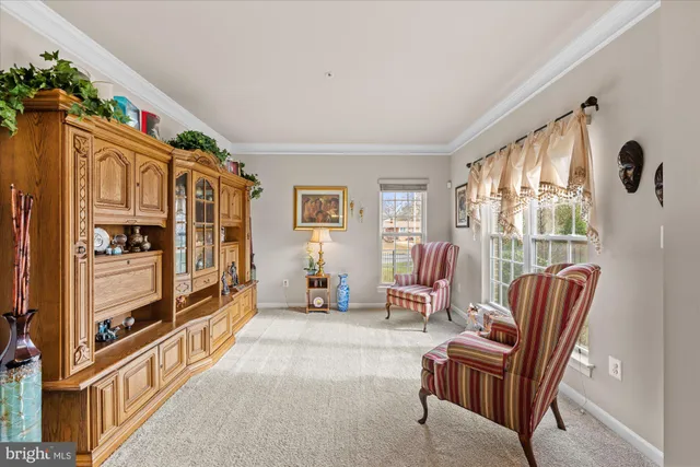 a living room with furniture windows and a flat screen tv