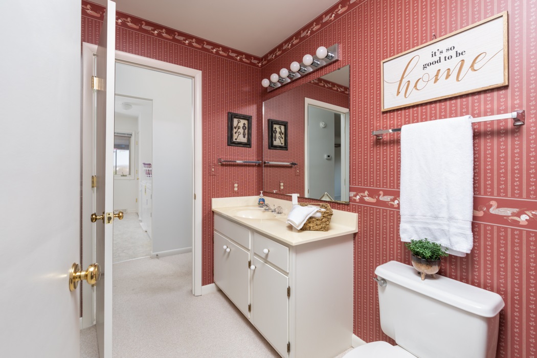 73 B Swoope Road Swoope, VA 24479 - Photo 42 of 75 a bathroom with a sink a toilet a mirror and shower