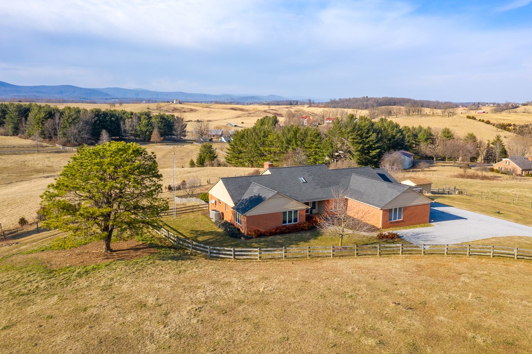 73 B Swoope Road Swoope, VA 24479 - Photo 54 of 75 an aerial view of a house with a yard