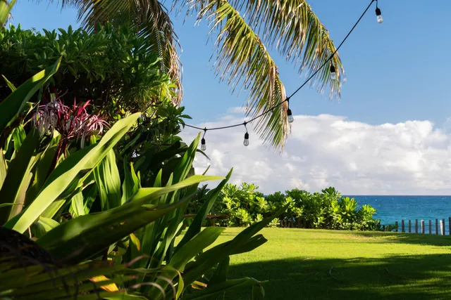 a view of an ocean and beach