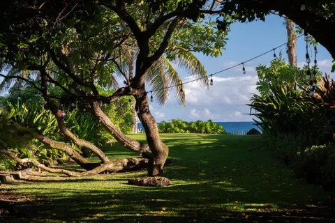 a view of ocean with beach