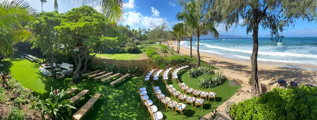 a view of an ocean and beach