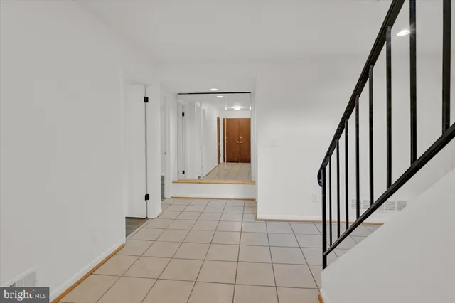 a view of an entryway and stairs