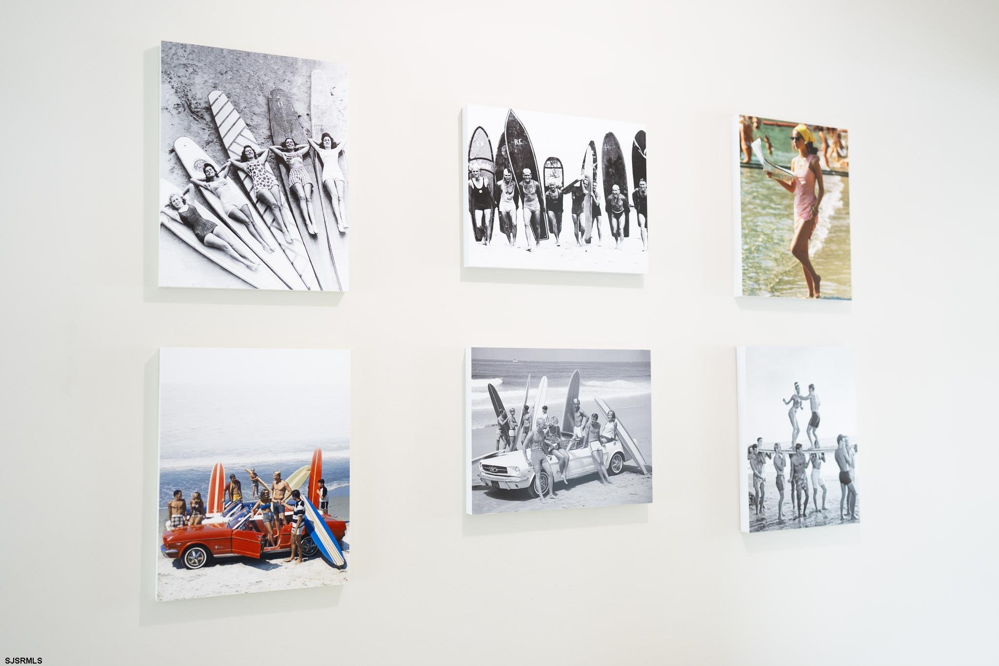 5217 Seaspray Road Brigantine, NJ 08203 - Photo 20 of 35 a painting on the wall with a picture on the wall